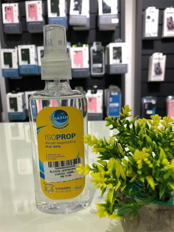ÁLCOOL ISOPROPILICO LUAZUL 140ML - Imagem 2